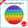 Fenzer Pop It Rainbow Bubble Poppers, Anti-Stress Fidget Toys