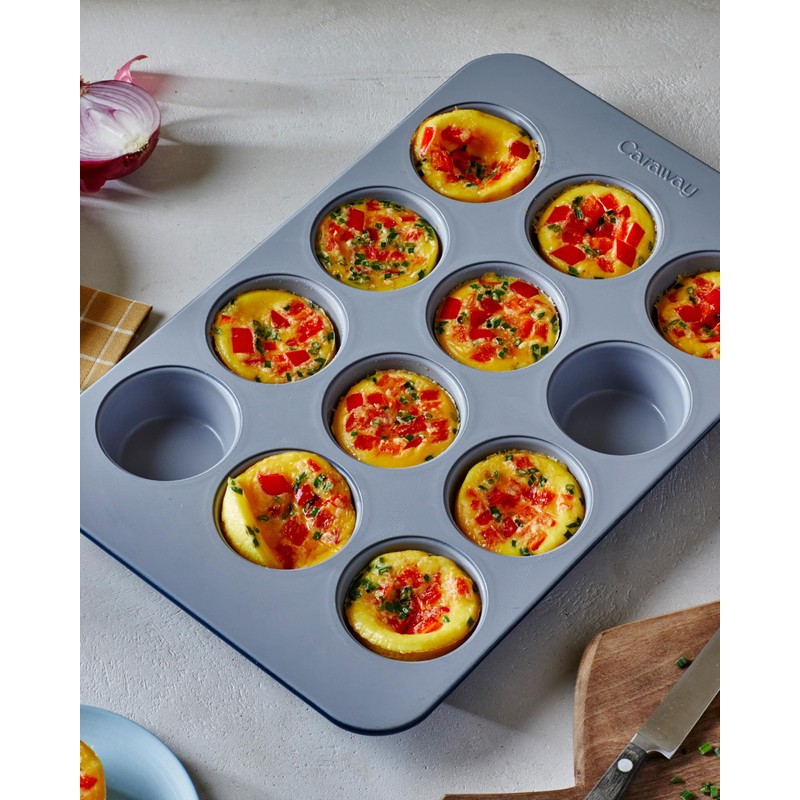 Caraway Nonstick Ceramic Muffin Pan Set - 2x 6 Cup