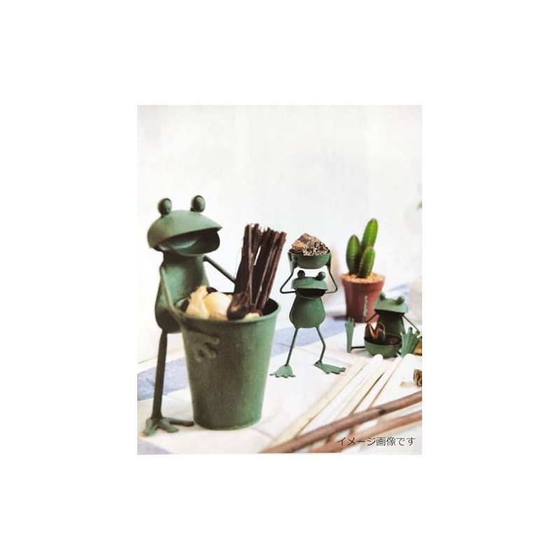 It. He's an Industrial Figurine/Object Green Approx. 12 × 24