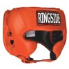 Ringside Competition-Like Boxing Headgear with Cheeks, White, Small