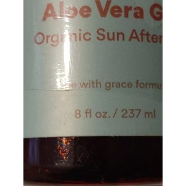 Sdara Skincare Aloe Vera Gel SDARA Organic Sun Aftercare All Skin Types 8oz.