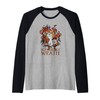 Squirrelly Wrath : Foamy The Squirrel Raglan Baseball Tee