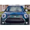 The Pixel Hut Black Hood Bonnet Stripes Decals for Mini