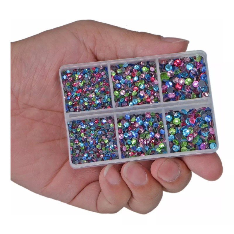 Courhope 6616 Kit De Bisuteria Cristal Pedreria Para Ropa Uñas