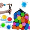 Topaufell Water Balloons Kit with 50PCS Colorful Splash Balls, QuickFill