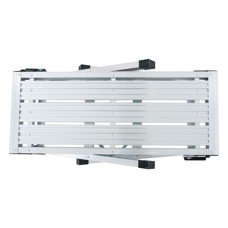 waltyotur Work Platform Aluminum Step Ladder Heavy Duty Foldable Aluminum