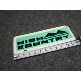 GM OEM 19-23 Chevy Silverado / Tahoe Black HIGH COUNTRY Emblem Logo Letter Badge