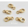 Unbranded 5pcs 8mm 14k yellow gold filled Lobster claw Clasp