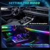 Acrylic Interior Car LED Strip Lights, Dreamcolor 10-in-1 Car Ambient