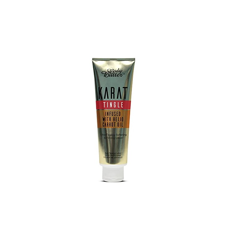 Body Butter Karat Tingle Tanning Lotion - Infused with Helio