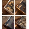 JOSON Wooden Dried Flower Photo Frame Dried Flower Display Stand