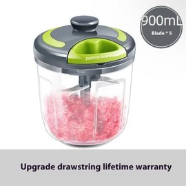 Garlic Paste Maker – Crush & Mince Garlic with Ease, Durable Stainless Steel, Effortless Crushing for Cooking & Dips - Color: 900ml
