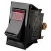 Lighted Rocker Switch, Spst, 3 Connections