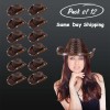 Party Glowz LED Light Up Flashing Sequin Brown Cowboy Hat