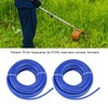 2PCS 4mm String Trimmer Line, Blue Nylon Round Trimmer Line,