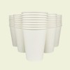 Kitchsy 16 oz. Disposable Paper Cups with Lids - White