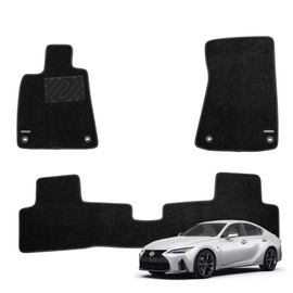 WENNEBIRD Superior Carpet Floor Mats for 2014-2025 Lexus is 300 RWD, is 350 RWD (Not for AWD), 0.6 Inch Thickness Rugs, Premium All Weather Anti-Slip Waterproof Floor Liners - 3pc
