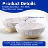 10pcs White Linen Liner Cloth Cover Fit 8" 9" 10"