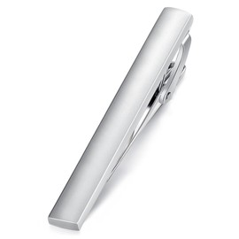 HONEY BEAR 5 cm/5.4 cm/6 cm Men's Tie Clip for Normal Tie Stainless Steel Tie Clip 1.97 Inches/2.12 Inches/2.36 Inches, stainless steel, No Gemstone