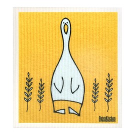Retro Kitchen Compostable Sponge Cloth - Duck, 1 Cloth