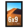 LaVie Home 6x9 Picture Frame for Wall Display, 6x9 Black