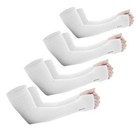 GOUNOD Sun Protection Cooling Arm Sleeves with Thumb Holes - Gardening Outdoors Sports Workouts Arm Sleeves