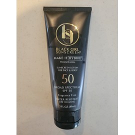 Black Girl Sunscreen Broad Spectrum SPF 50 Make It Hybrid Mineral Combo 3 fl oz