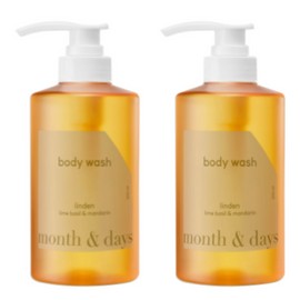 Months and Days Month & Days Fragrant Body Wash Cleanser Linden 500mlX2 BNS / 먼스앤데이즈 향좋은 바디 워시 클렌저 린든 500mlX2 BNS