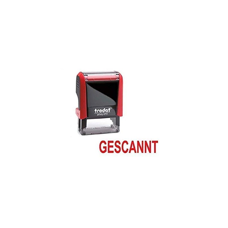 Automatic Stamp with Text GESCANNT - Trodat Printy 4911 Ink
