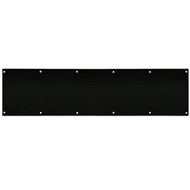 GALOFAY Door Kick Plate 34 inches Acrylic Decorative Plates Protector for 36 inches Front Doors, 1/10 inch Thickness 8"x 34" Black