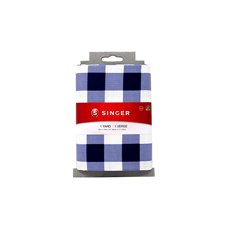 Singer Print Fabric, 100% Cotton, 1 Yard Precut, 1 Inch