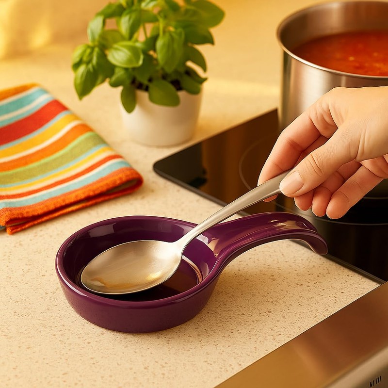 Reston Lloyd Kitchen Counter Utensil Spoon Rest, Ladles, Spaghetti Forks,