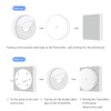 Wireless Doorbell Set Self Powered Doorbell with 36 Ringtones and
