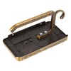 Antique European Vintage Brass Toilet Bathroom Paper Holder Phone Shelf