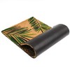 Tropical Green Palm Welcome Mat, Natural Coir Doormat (30 x
