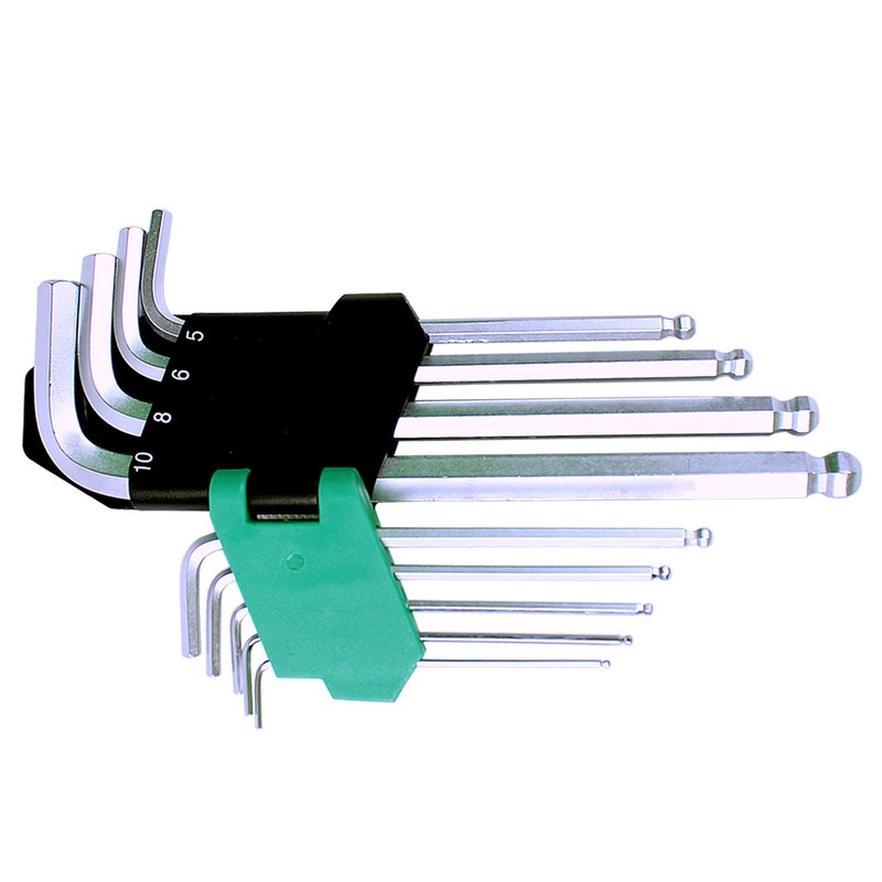 Pro 'sKit HW-229b Ball Point Long Arm Hex Key Set,