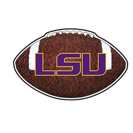 Craftique LSU Decal (LSU Football Decal (4",6"), 4 in)