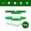 Elegant Disposables (4 Ounce 20 Pack) Twist cap Containers Clear