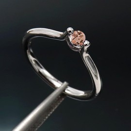 Morganit im Labor gezüchtet Edelstein 925 Sterling Silber Band Ring Männer & Frauen Alle Größen Handgefertigt Schmuck TSR1064BC_21 (67 (21.3))