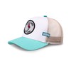 COASTAL - Filthy Flamingo (pale blue/khaki) - High Fitted Trucker