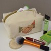 'Vintage Handshake' Canvas Wash Bag/Makeup Case (CS00040171)