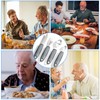 Ksvaye 4-teiliges Parkinson Besteck mit Dickem Griff Adaptive Utensilien Easy