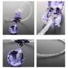 H&D HYALINE & DORA 30mm Purple Chandelier Crystals Ball Rainbow