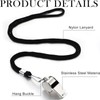 XUTONG 7pcs Whistle,Stainless Steel Whistle Loud Crisp Sound Coach Whistles