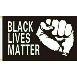 Trade Winds Black Lives Matter FIST Flag 3x5 Feet Banner Protest Support BLM Movement Flag