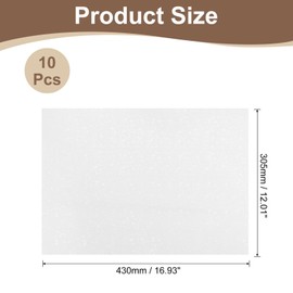 sourcing map Anti Scratch Furniture Protector, 10 Sheets 17" x 12" Single-Sided Sticky Couch Protector from Cat Claws, Colorful Protectors from Cats Scratching for Sofa Corners, Walls, Doors