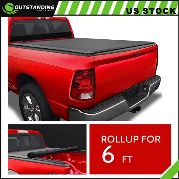 Outstanding-Carparts Tonneau Cover 6Ft Soft Roll Up For 1982-2013 Ford