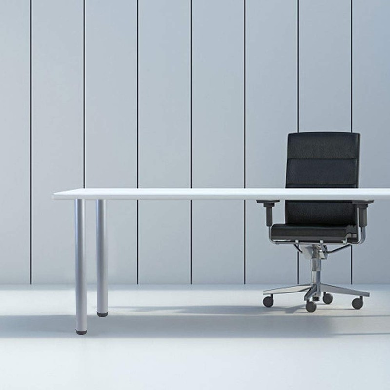 QLLY 28 inch Adjustable Metal Desk Legs, Office Table Furniture