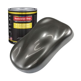 Restoration Shop - Chop Top Silver Metallic Acrylic Enamel Auto Paint - Gallon Paint Color Only - Professional Single Stage High Gloss Automotive, Car, Truck, Equipment Coating, 2.8 VOC