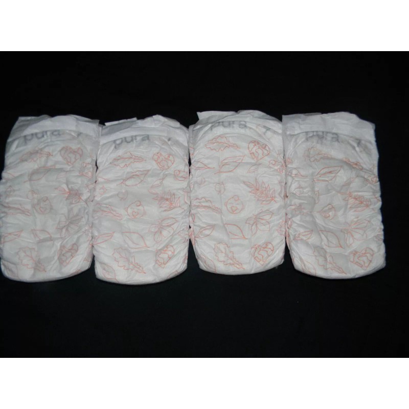 PURA 4 sample PURA Chlorine FREE Disposable Diapers (33+Lbs) Size